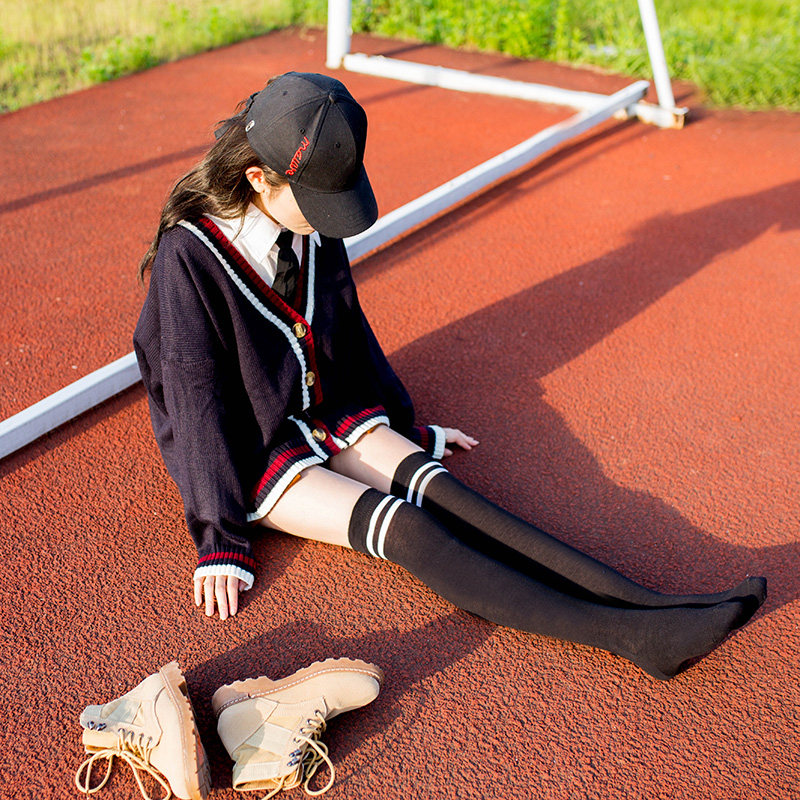 筒袜过膝jk大腿秋季春秋风长学院日系学生长筒袜