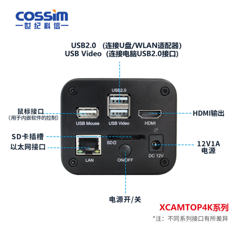 相机显微镜数字摄像头ccd工业测量软件usb接口科学实验
