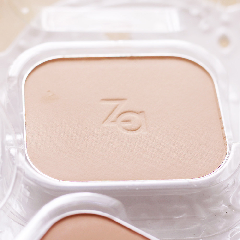 粉饼za姬芮新能真皙美白干湿两用保湿控油粉饼