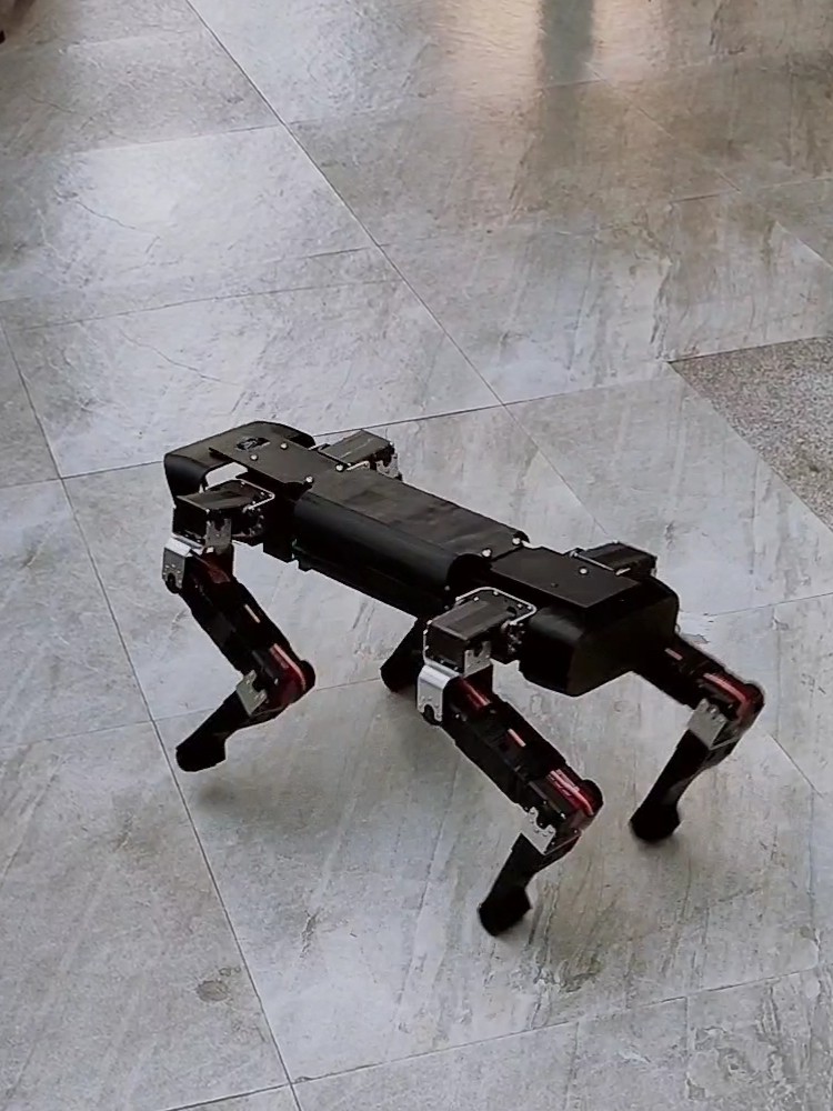 开源四足机器人机械智能仿生自由度大号树莓python机器人