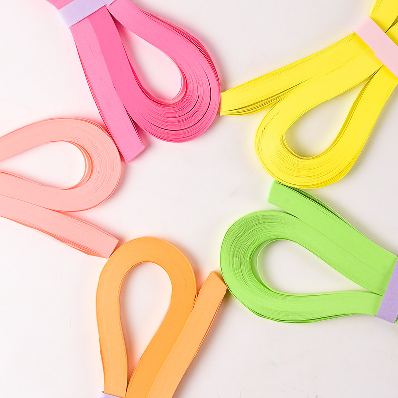 纸条手工材料学生彩纸纸衍卷曲折纸diy纸卷折纸