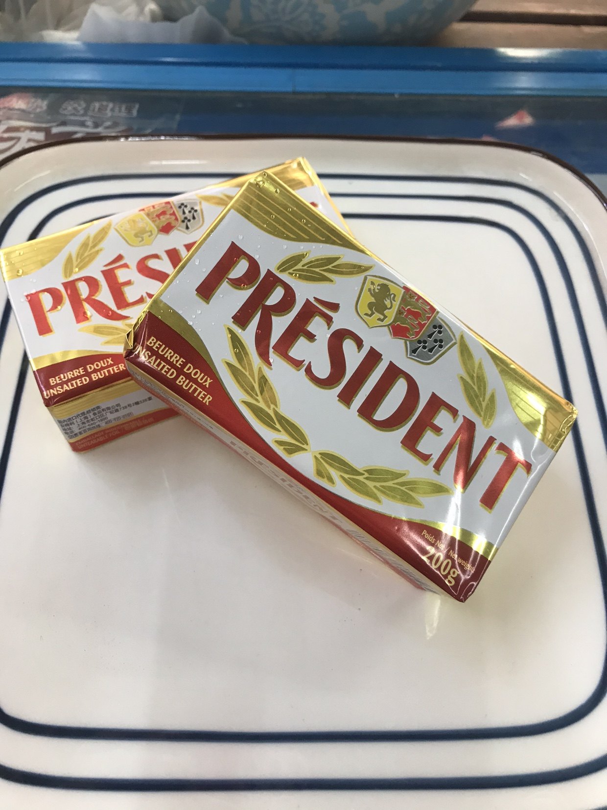 淡味法国总统黄油200克动物奶油烘焙黄油