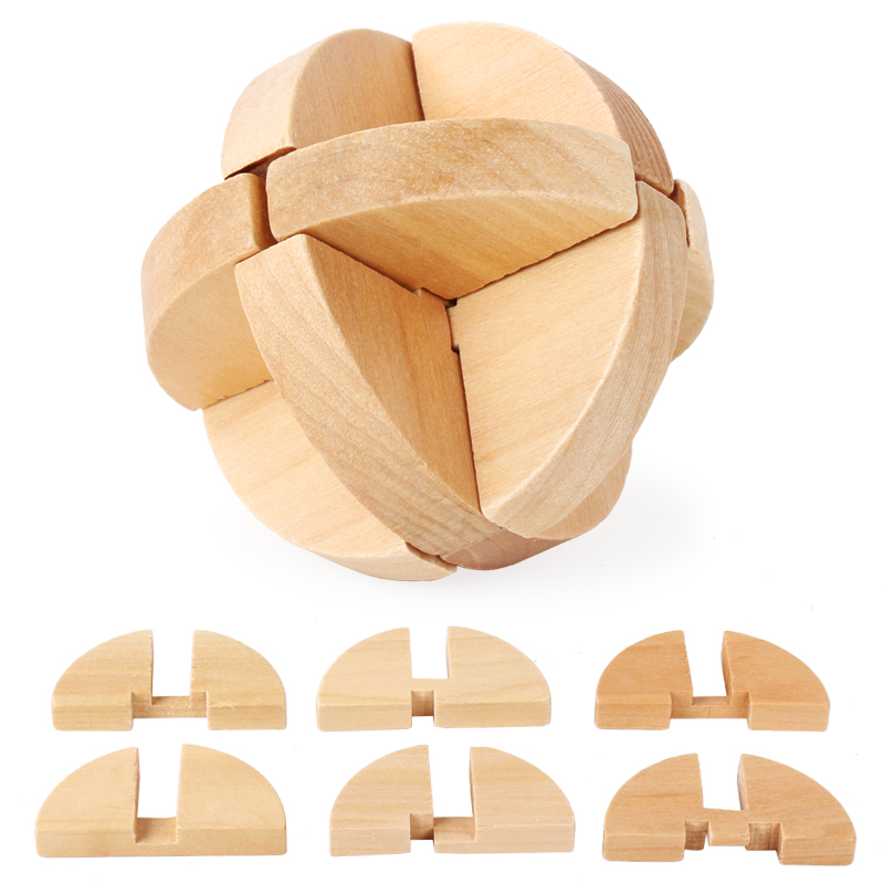 早教教益智力木质木制套装孔明锁成人儿童鲁班解锁