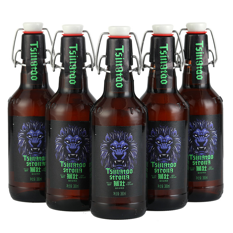 青岛啤酒高端系列琥珀拉格330mlx24麦芽138度整箱箱包啤酒