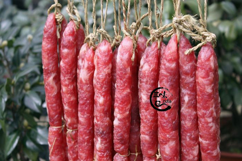 2袋包邮云南玉溪华宁鲜香老滇五香香味香肠其它干货