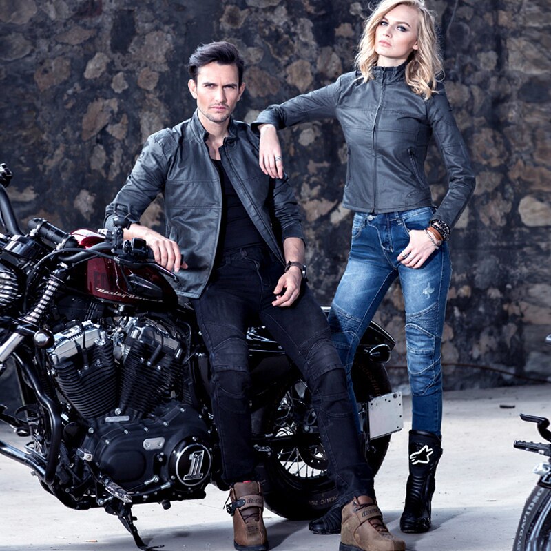 uglybros兄弟摩托车牛仔裤哈雷机车四季骑行裤服男女赛车裤