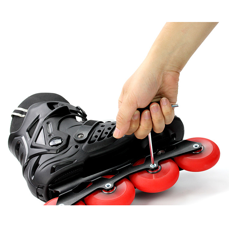 扳手轮滑六角溜冰鞋工具旱冰冰鞋直排轮平花鞋t型滑板工具