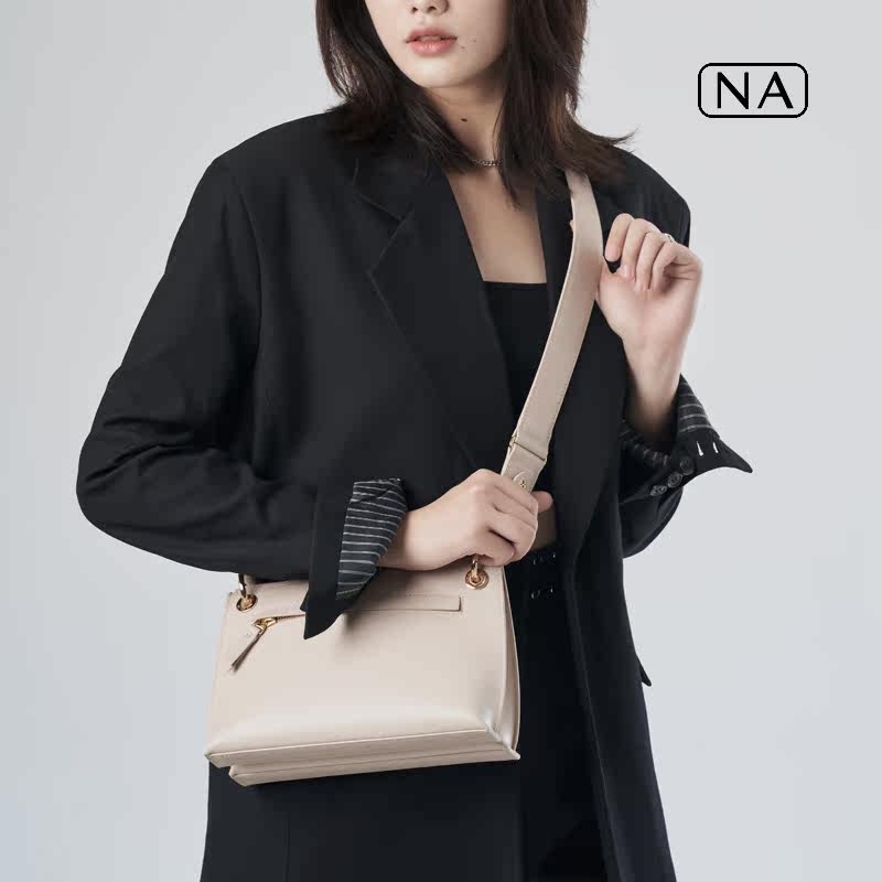 noiratelier原创设计anna真皮斜挎包腋下多种背法通用款女包