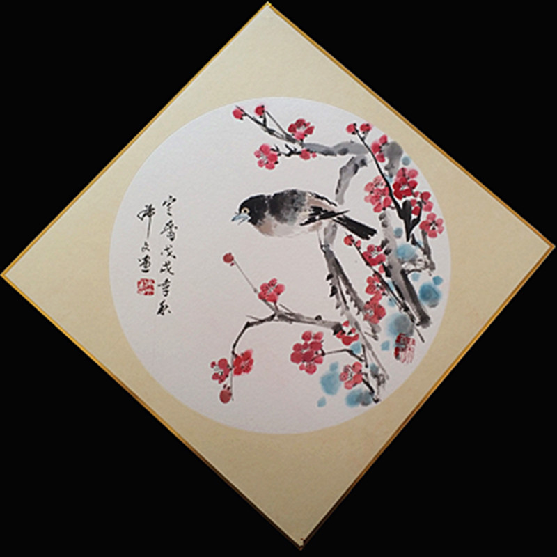 卡纸国画花鸟山水超厚硬卡装裱宣纸纸包空白宣纸