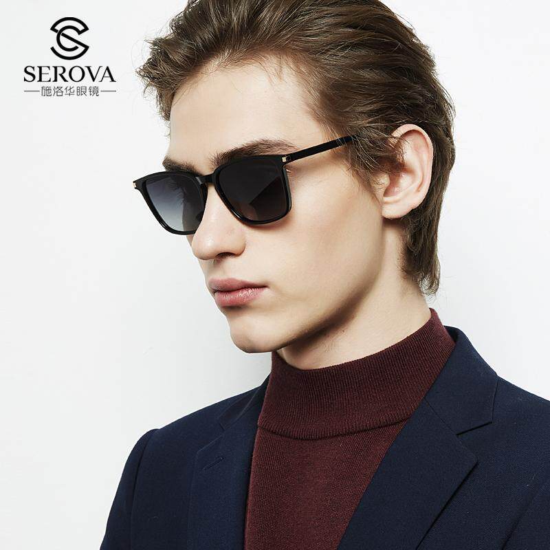 serova施洛华2019新款太阳镜男女女同方框墨镜时尚潮流太阳眼镜