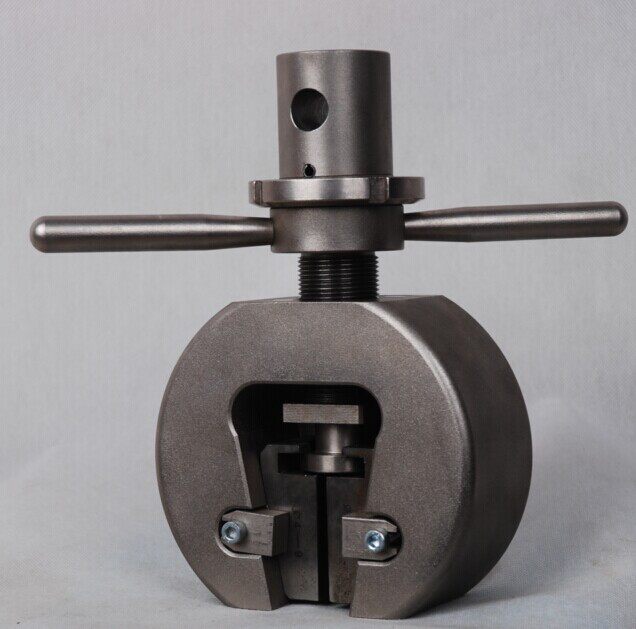 wdw-10搬吧式楔形夹具 试验机夹具 电拉夹具试验机钳口