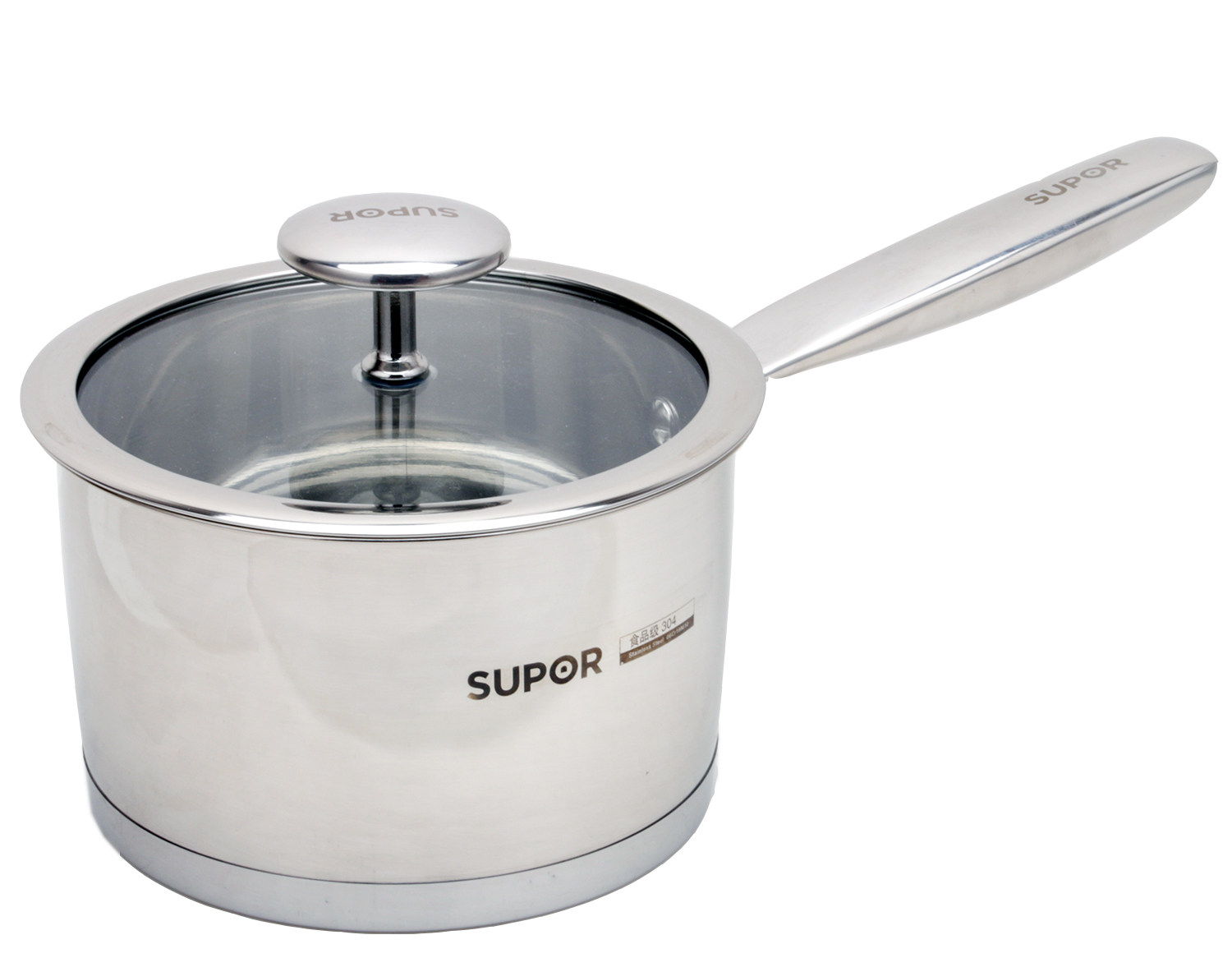 苏泊尔不锈钢奶锅st16v1泡面16cm小汤蒸锅复合电磁炉奶锅