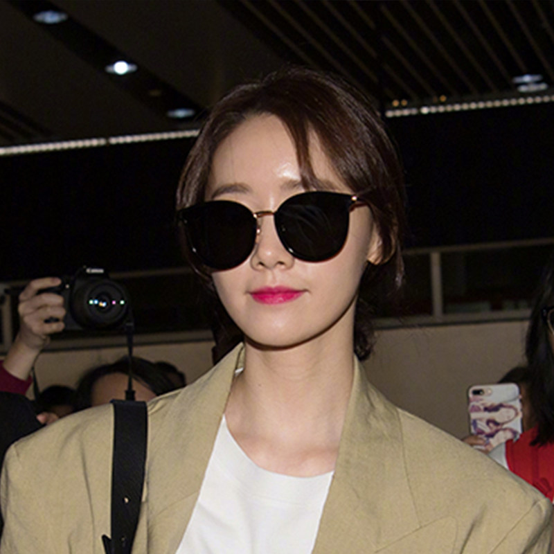 林允儿韩版墨镜新款2018网红女潮眼镜太阳同款太阳眼镜