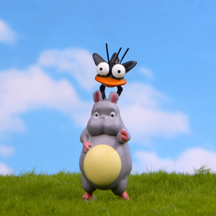 宫崎骏千与千寻萌宠苍蝇老鼠手办diy百搭小清新韩潮玩盲盒