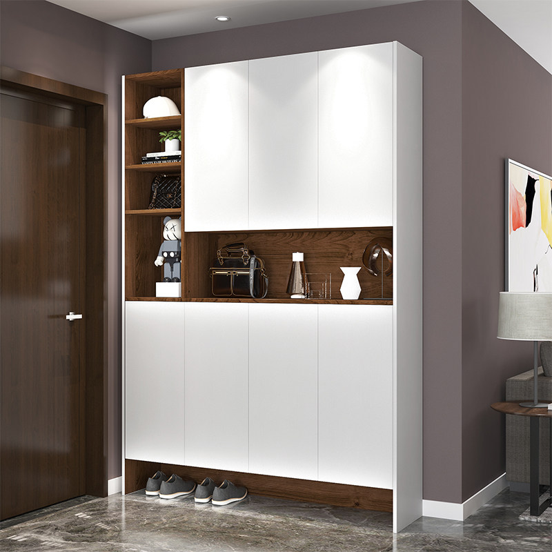 进门鞋柜玄关一体靠墙入户客厅隔断家用门口鞋柜