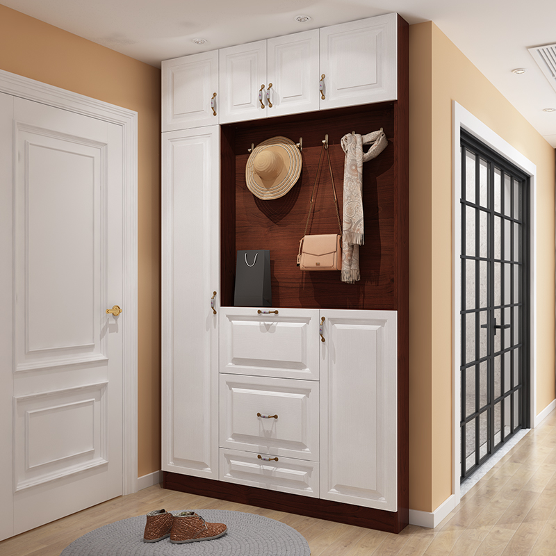 入户鞋柜玄关柜坐一体靠墙客厅隔断家用门口鞋柜