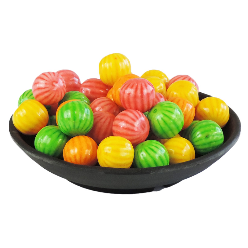 漂亮兔西瓜泡泡糖约185颗口香糖8090后怀旧零食儿时经典童年糖果