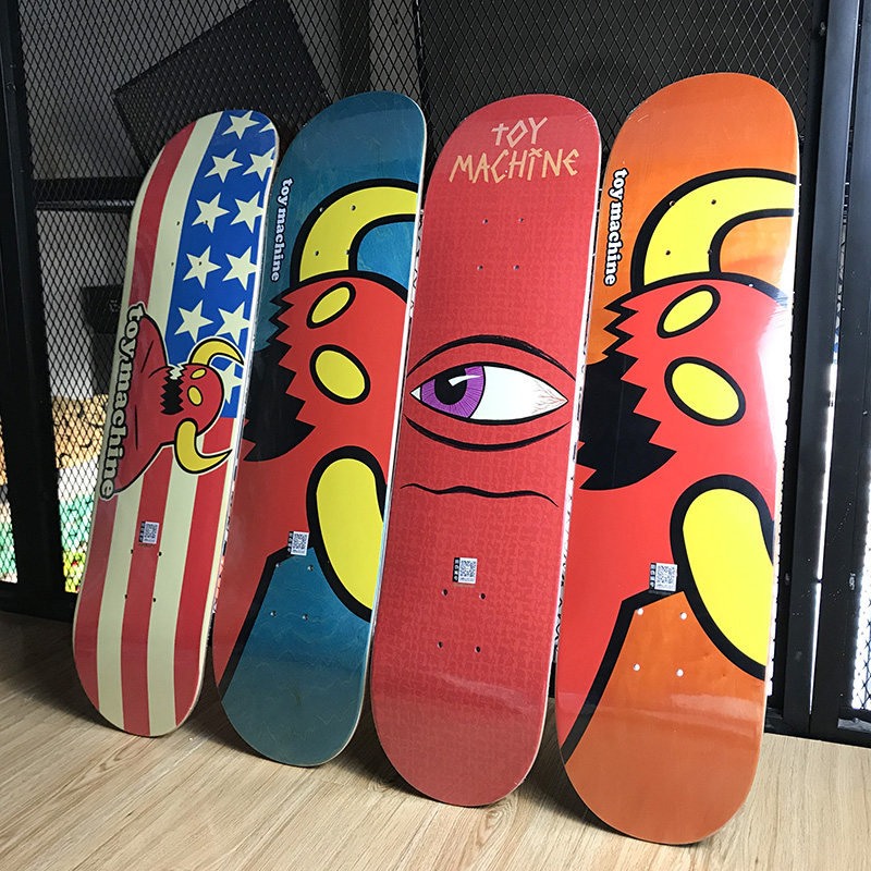进口toymachine板面牛头初学者专业四轮双翘上海滑板