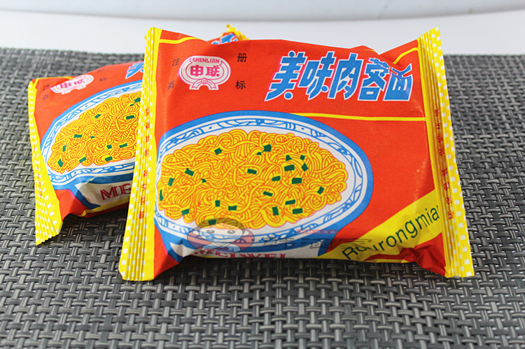 申联方便面袋装延边特产上海美味肉蓉汪清105克面条