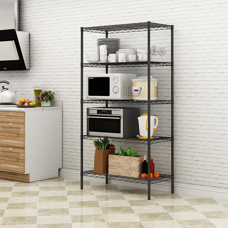 空间大师厨房置物架落地铁艺金属仓库货架储物简易整理架