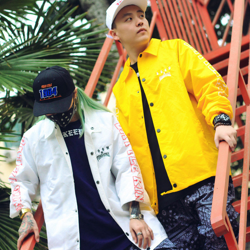 funkystyle外套夹克教练rap说唱联名新说唱hiphop嘻哈夹克
