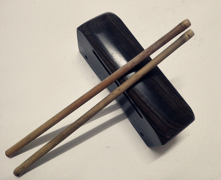 高音梆子专业乌木戏曲代板低音梆子