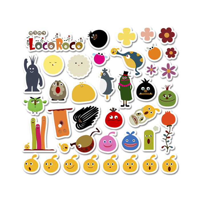 日韩手账卡通贴乐克乐克psp游戏周边贴纸可爱贴纸