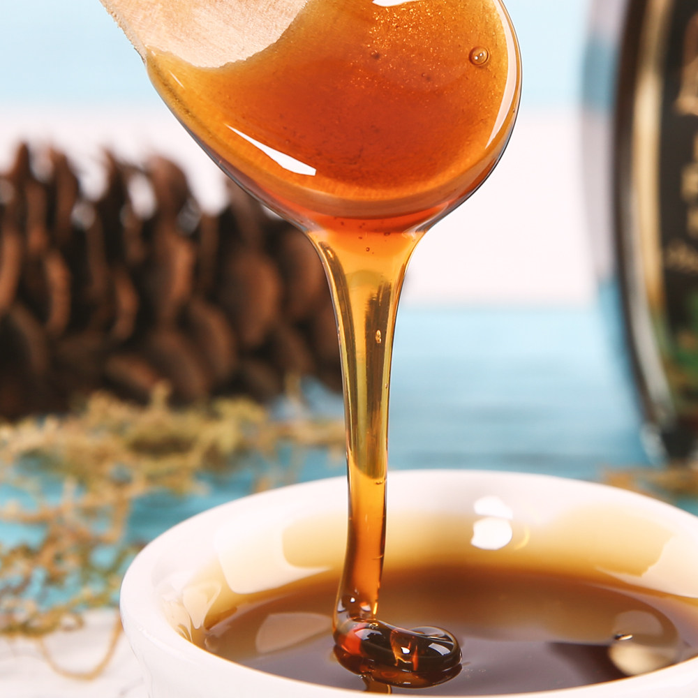 琅尼斯黑森林松树蜂蜜德国原装进口天然成熟黑蜂蜜高档大瓶装送礼