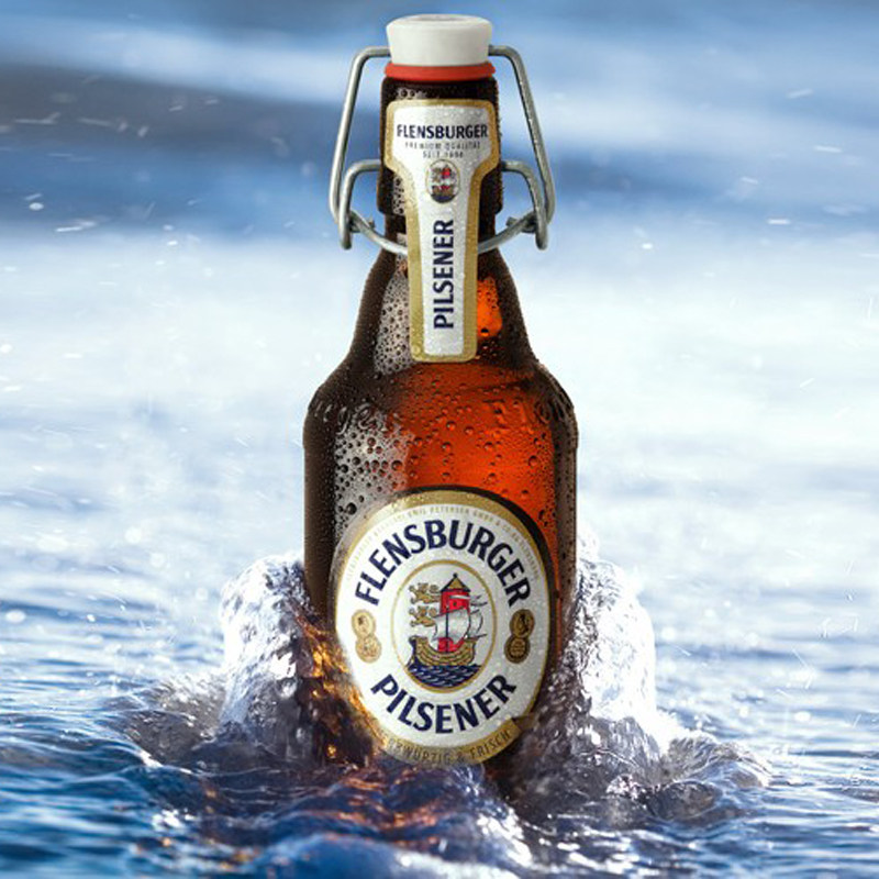 德国原装进口flensburger弗伦斯堡啤酒12瓶3种口味组合小麦黑啤等