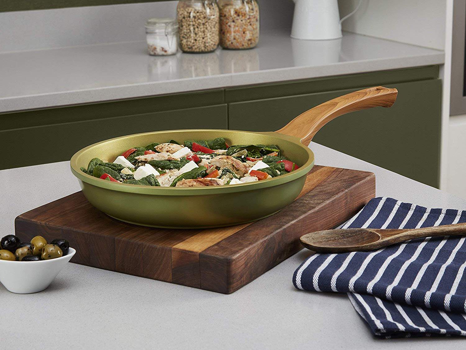 无油煎锅高档英国百年厨具tower家用不粘锅平底煎锅