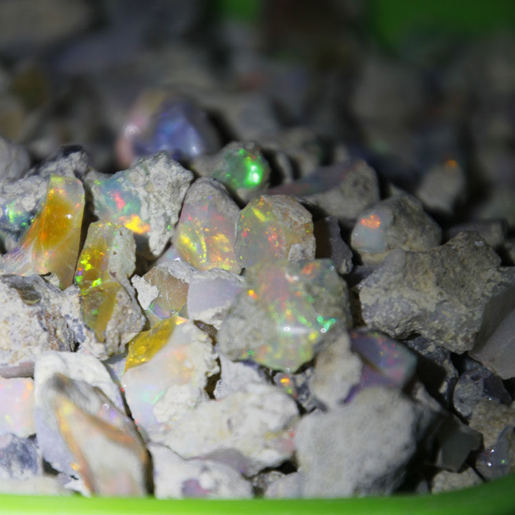 欧泊原石 精选欧珀原石 矿区直供大量供应--8