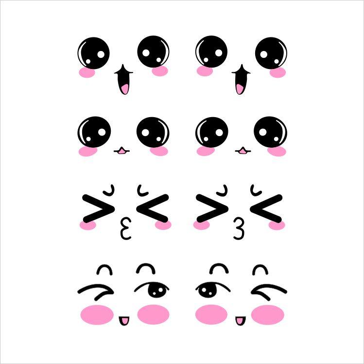 贴纸笑脸表情装饰创意个性反光车贴电动车风挡前脸车电动车贴