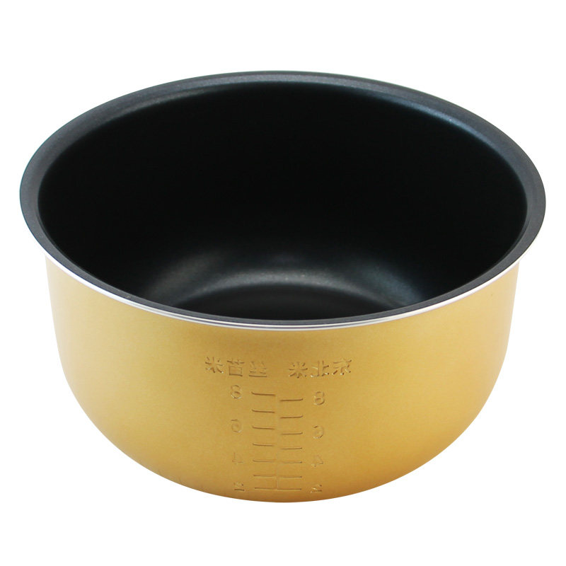 美的电饭煲黄晶内胆4l/升mb-fs4012/4013/4041聚能釜不粘蜂窝内锅