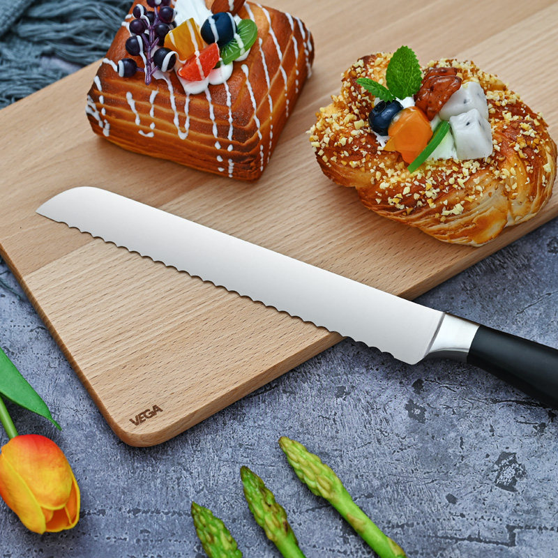 不锈钢钢头面包刀 蛋糕刀 锯齿切土司刀 都有微瑕疵 库存清货