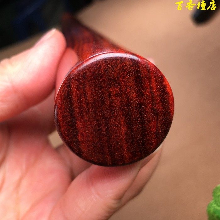 赞比亚血檀小叶紫檀金箍棒台球球杆钓鱼竿原木料木雕