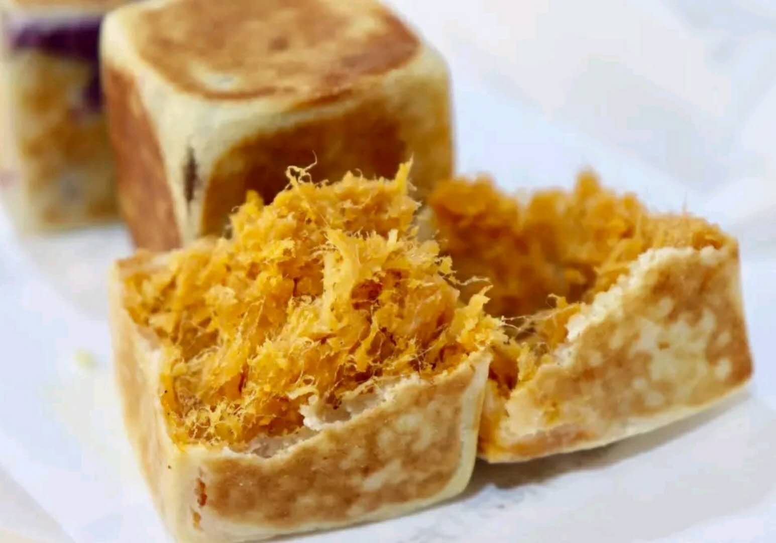 网红美食 仙豆糕 咸蛋黄麻薯/肉松 新口味传统糕点点心