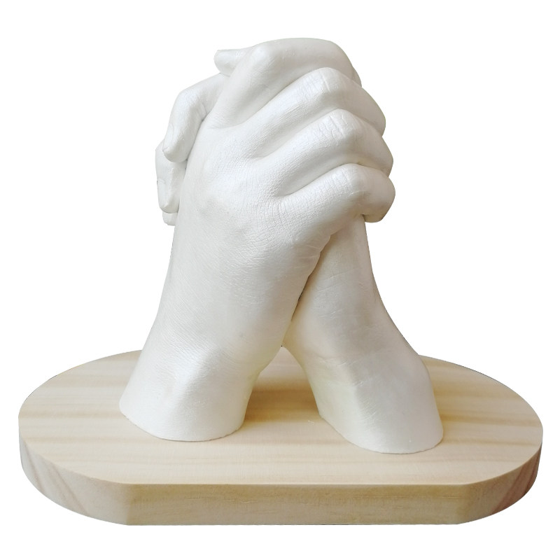 情侣模型网红同款3d立体手膜克隆diy抖音手脚印