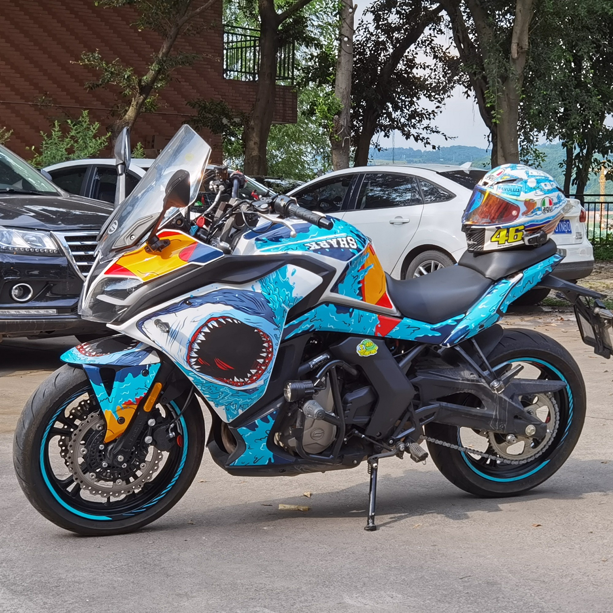 春风400gt650gt贴花改装防水水车个性创意车身贴纸贴纸