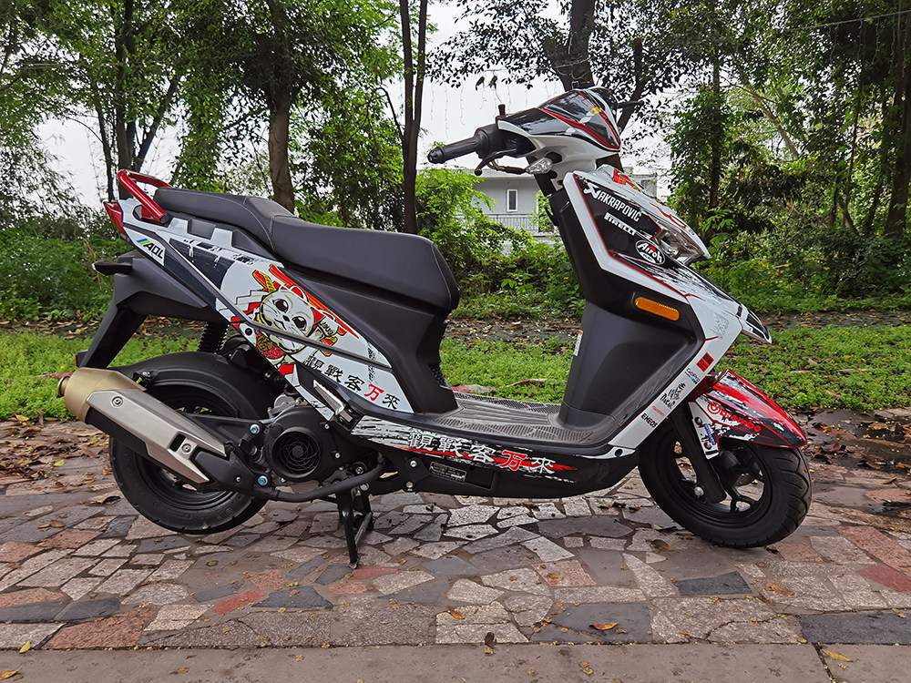 适用豪爵e125s改装贴纸eagle超级鹰全车贴花hj125t32a贴纸