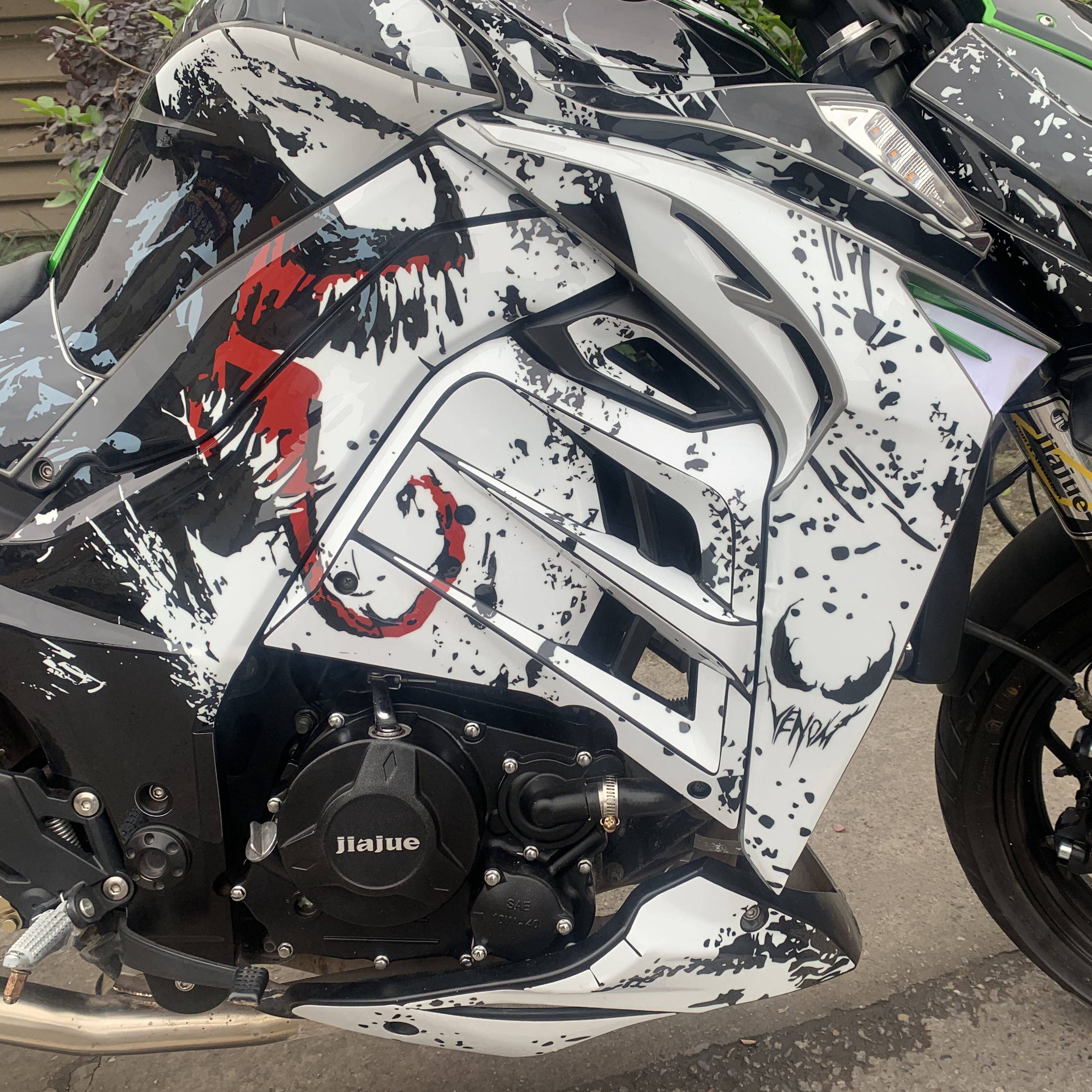 嘉爵n19摩托车改装贴纸防水车身贴全车个性保护贴纸