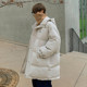 Zijun men's winter thick mid-length down padded jacket male Korean version of the trend of cold and warm hooded padded jacket Zijun men's winter thick mid-length down padded jacket male Korean version of the trend of cold and warm hooded padded jacket