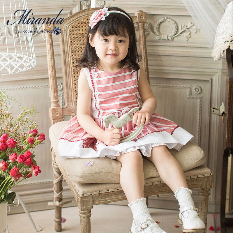 西班牙童装miranda宫廷复古公主裙宝宝衣服夏装新款女童连衣裙