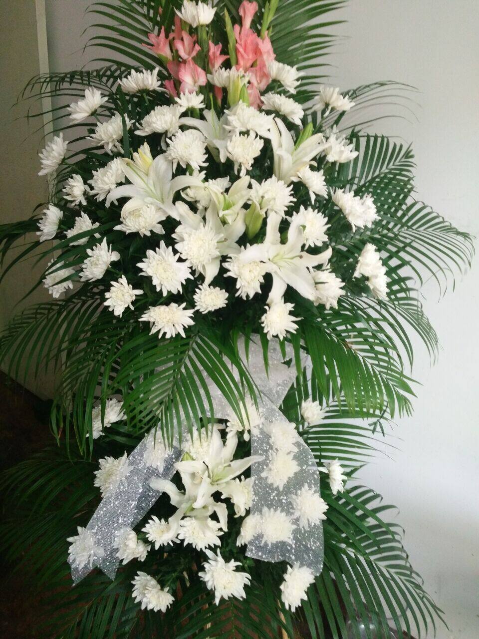 花篮丧事白事去世丧葬追悼会祭奠悼念葬礼上海追悼