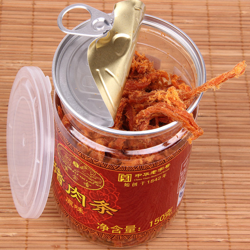 猪肉美食厦门特产2罐零食办公室150g福建黄金香猪肉类