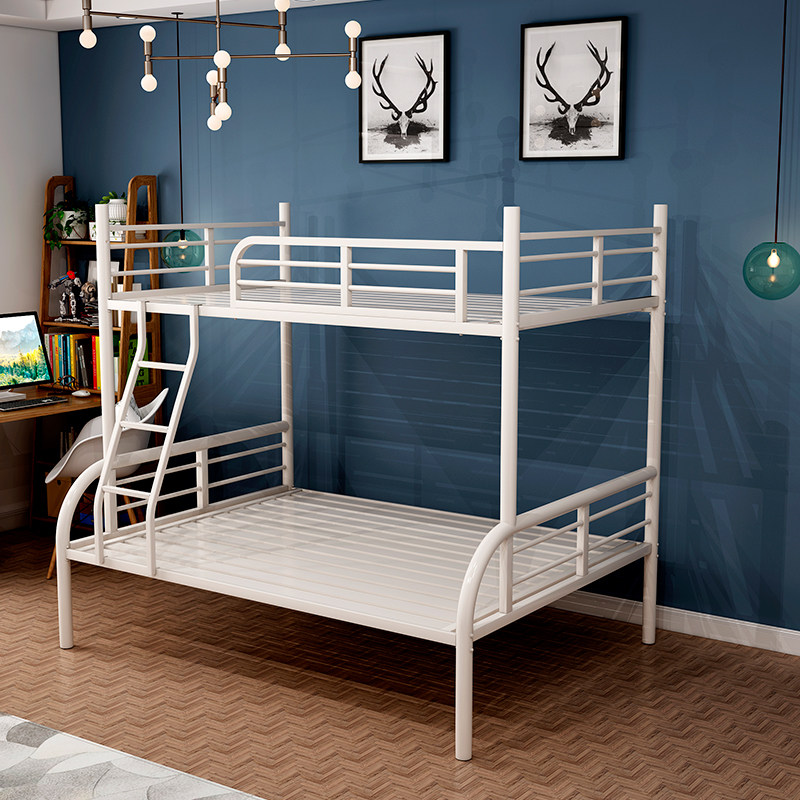 铁床下铺铁架床子母床15米铁艺高低儿童上下床铁艺