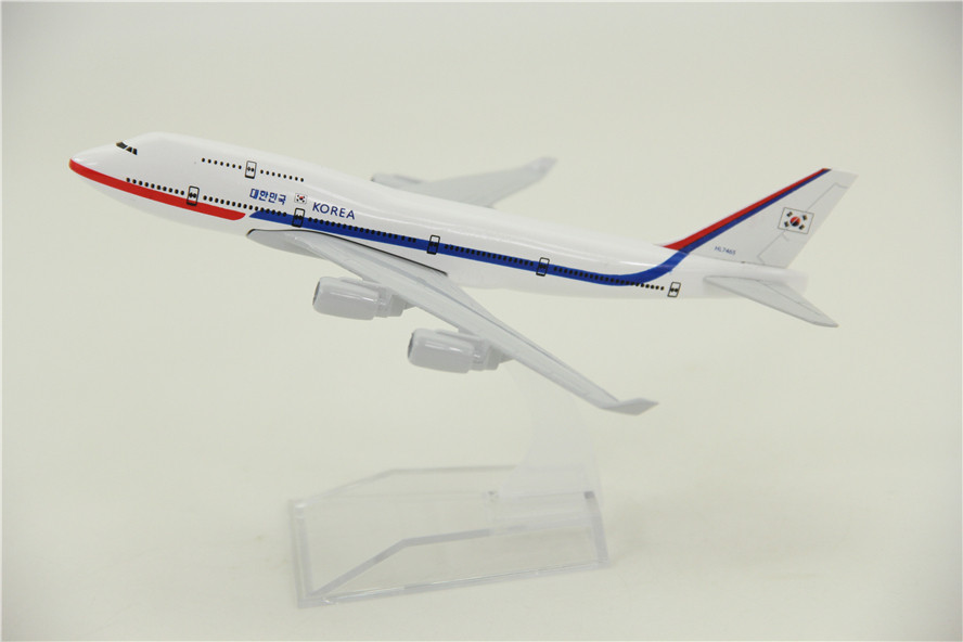 飞机模型波音b747400韩国总统专机客机航模礼品飞机模型