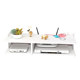 Living room TV set-top box rack wall shelf router storage box wall hanging bedroom decorative partition free punching Living room TV set-top box rack wall shelf router storage box wall hanging bedroom decorative partition free punching