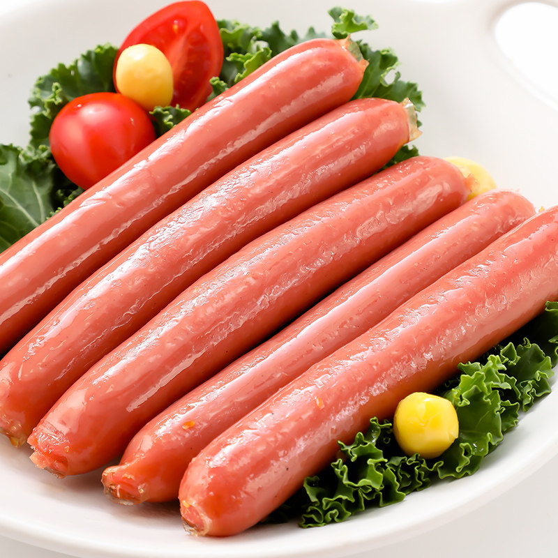 正宗双汇烤香肠1.9kg/50根台湾风味京式热狗肠包邮冷冻烤肠批 发