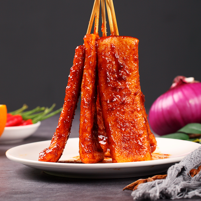 年糕烧烤20串脆皮串烧油炸东煮麻辣烫食材冷冻年糕