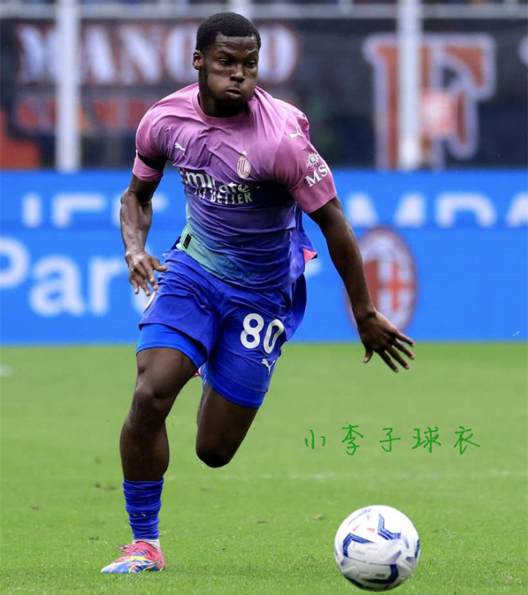 正品ac米兰球衣11号普利希奇伊布2324赛季第二客场22卡卡莱奥吉鲁